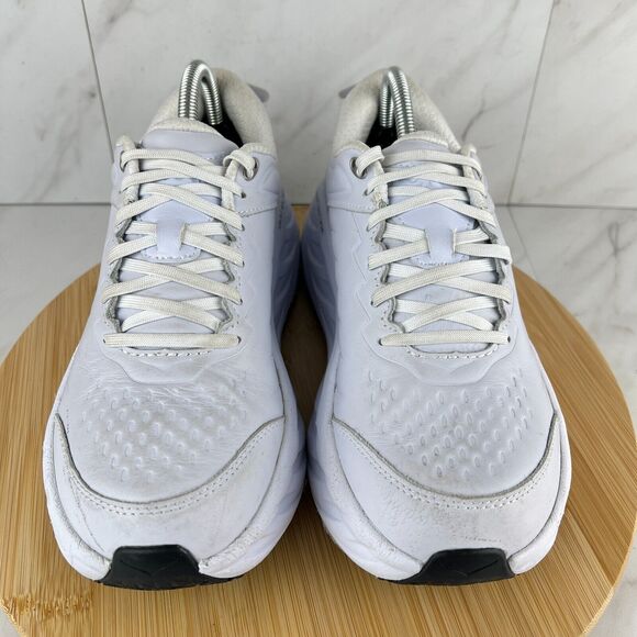 Hoka One One Bondi SR Womens Size 9 White Slip Resistant Sneakers Shoes 1110521 - Picture 4 of 8